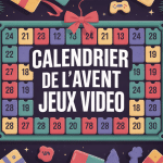 calendrier de l'avent jeux vidéo coloré et festif