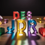 dés jdr polyédriques colorés sur table bois