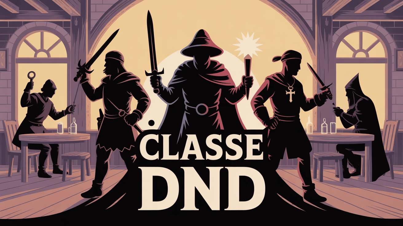 groupe d'aventuriers dnd classe taverne