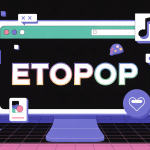 Illustration futuriste etopop pop culture digital