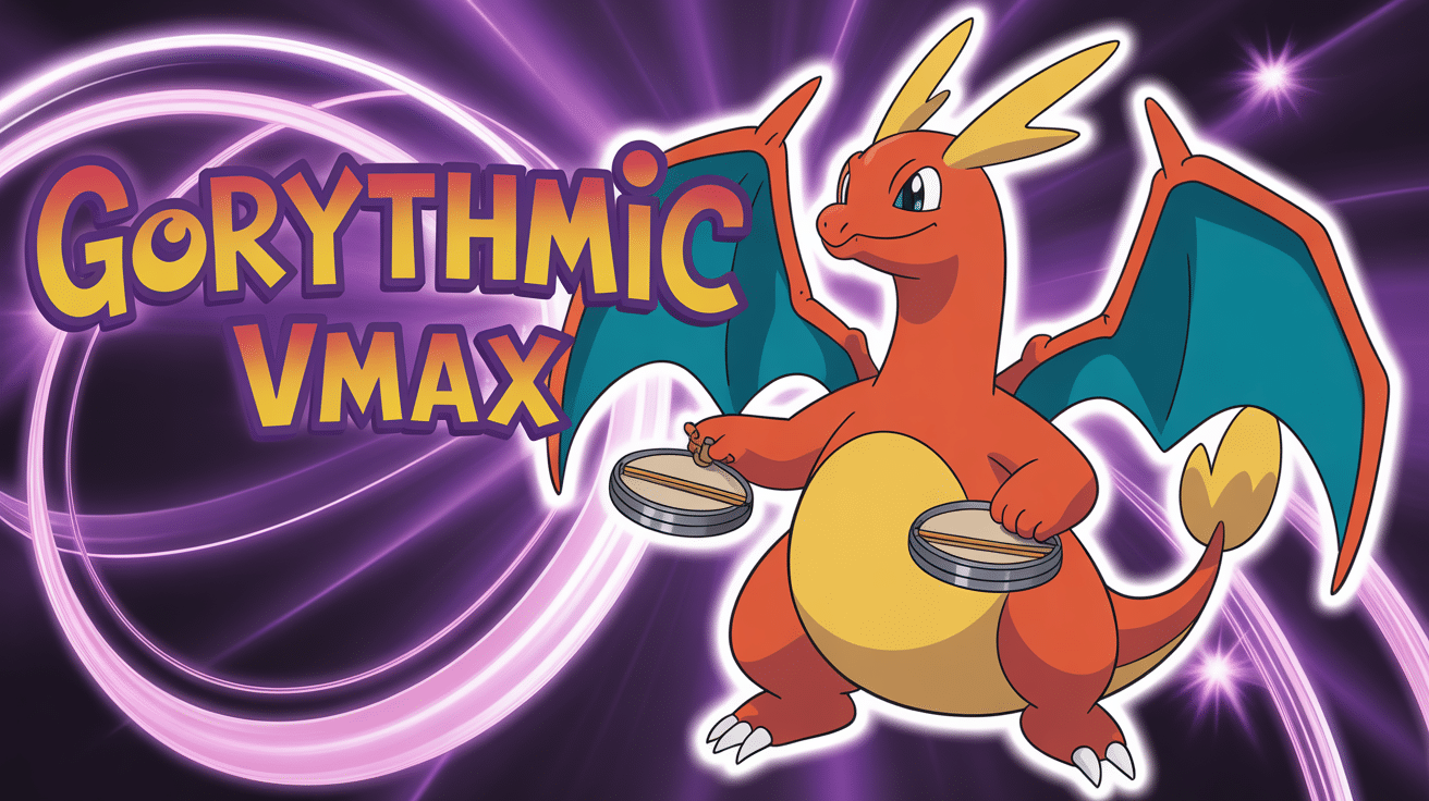 carte gorythmic vmax illustration stylisée