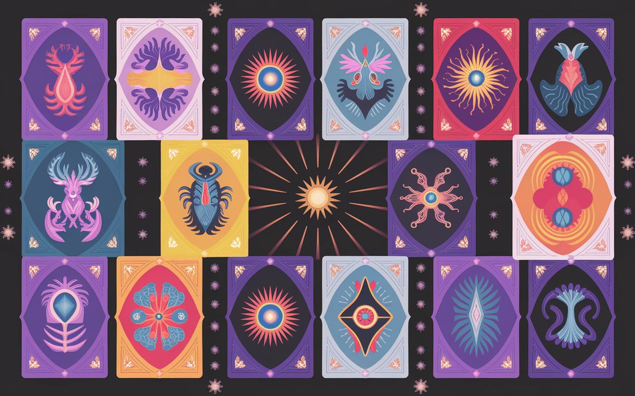 Cartes à collectionner modernes créatures magie