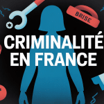 la crimes silhouette et symboles criminalite france
