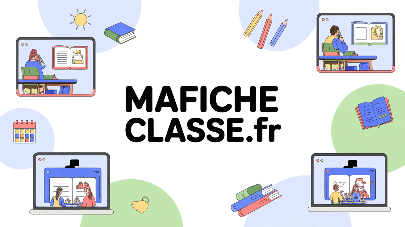 Interface maficheclasse .fr plateforme éducative gestion ressources enseignants