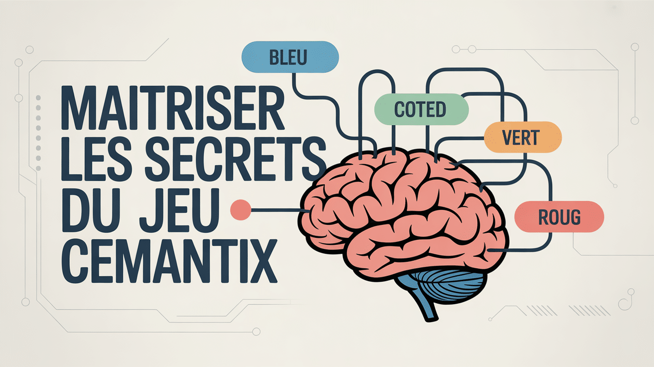 Maîtrisez les secrets du jeu Cemantix pour gagner cerveau stylisé
