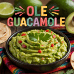 olé guacamolé bol de guacamole tortillas avocats citron ambiance mexicaine