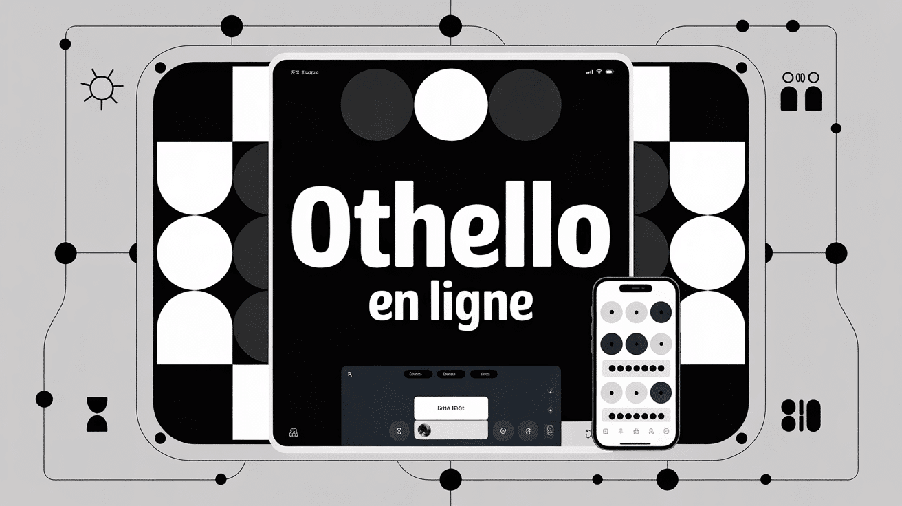 Othello jeu en ligne plateau et écrans