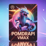 Image carte pomdrapi vmax holographique et dragon
