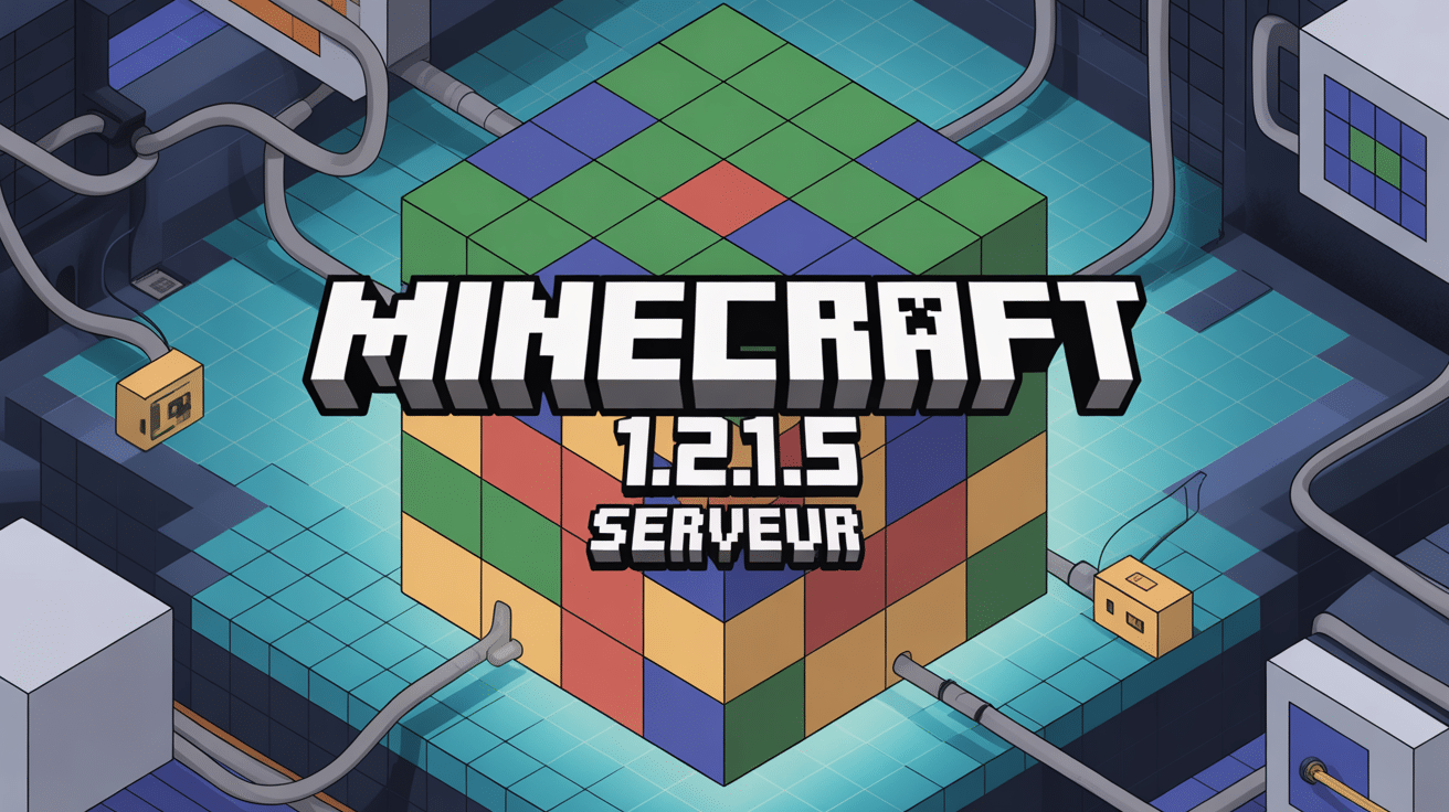 Écran montrant monde serveur Minecraft 1.21.5