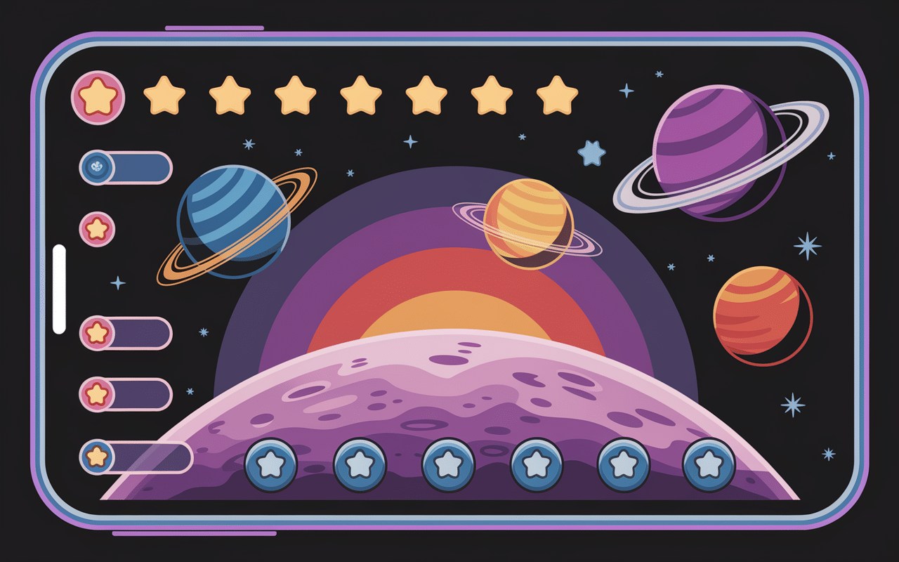 star clicker gameplay mécanique et univers