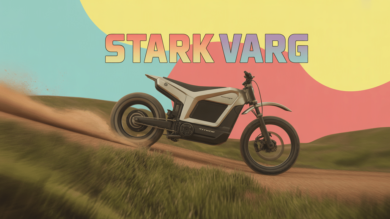 stark varg moto électrique action futuriste