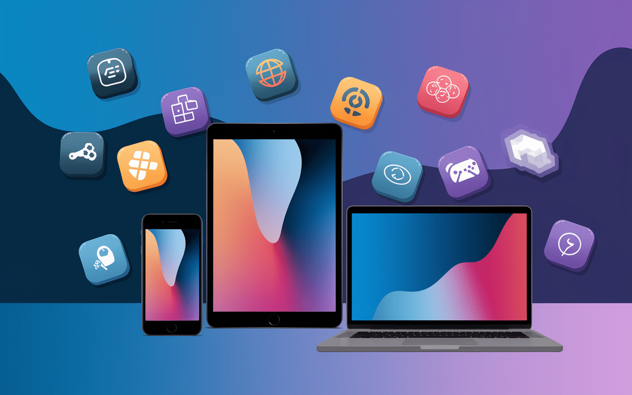 Sunaris écrans appareils icônes numériques