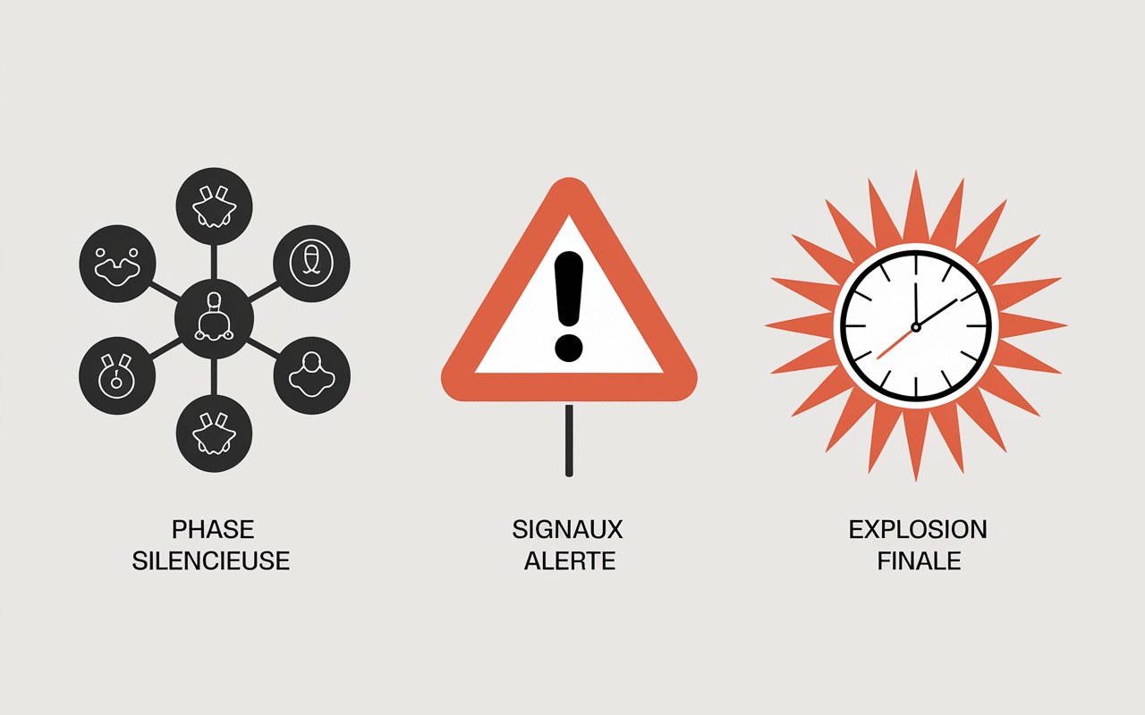 infographie times bomb evolution fonctionnement phases