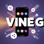 Illustration smartphone vine g onde sonore viral