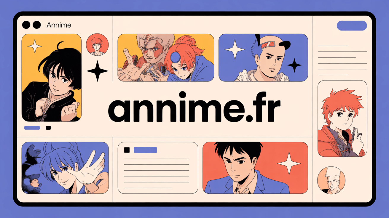 interface plateforme anime annime.fr moderne
