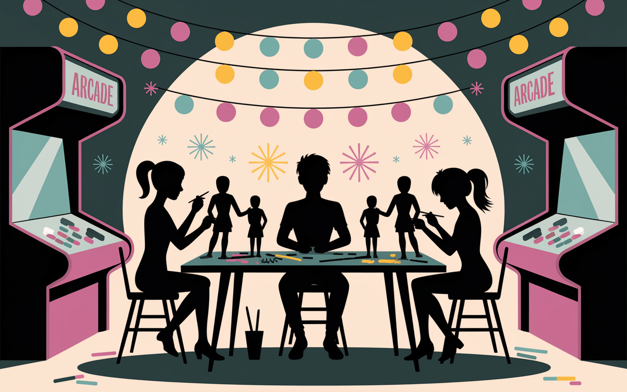 atelier broc land geek participants customisation arcade