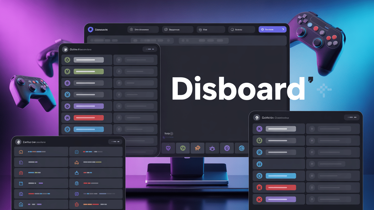 interface disboard découverte serveurs discord