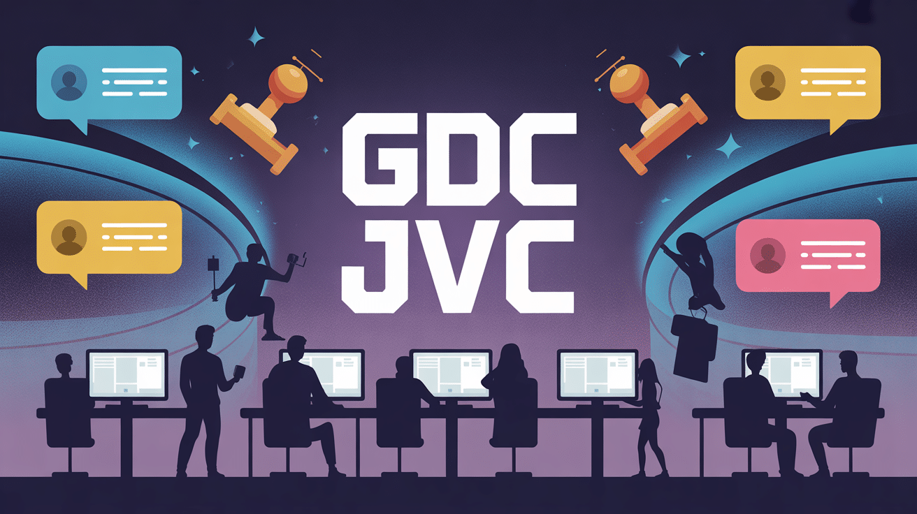 illustration forum gdc jvc joueurs gaming