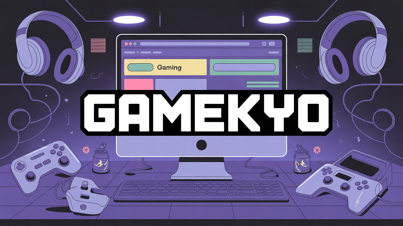 visuel gamekyo site web gaming ordinateur