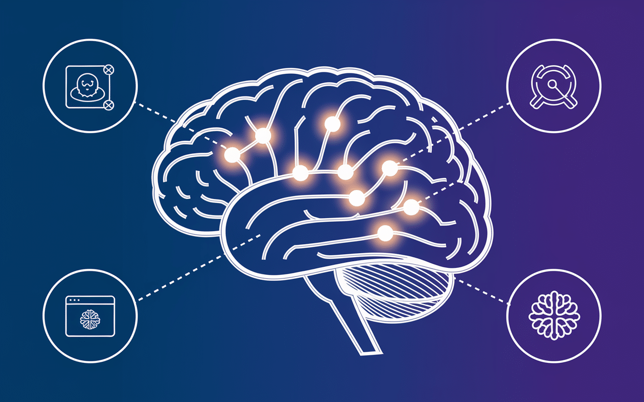 illustration cerveau bienfaits jeu de mémoire google