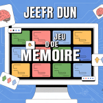 illustration jeu de mémoire google sur écran