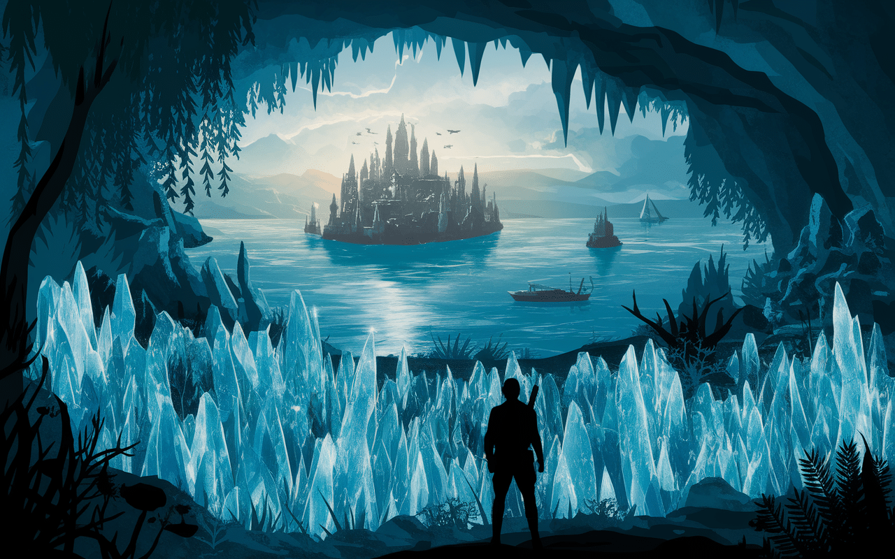 Explorateurs découvrent le nouveau monde dofus paysages