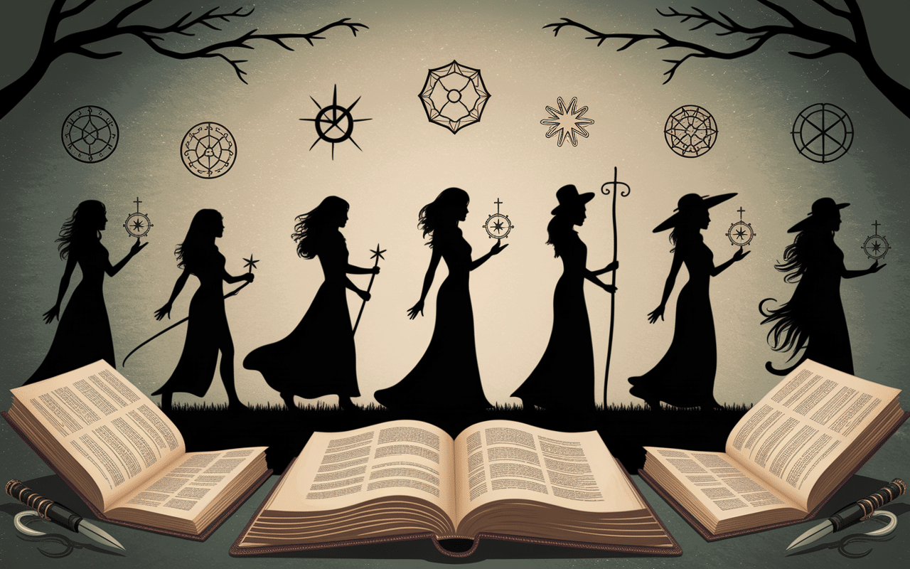 origines et symboles magicienne des tenebres a travers les epoques