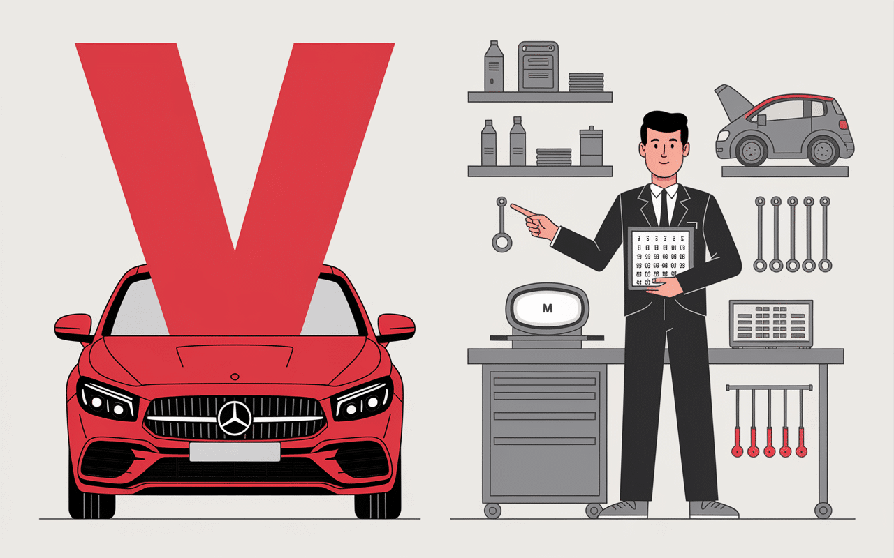 marque en v visible sur pare brise voiture