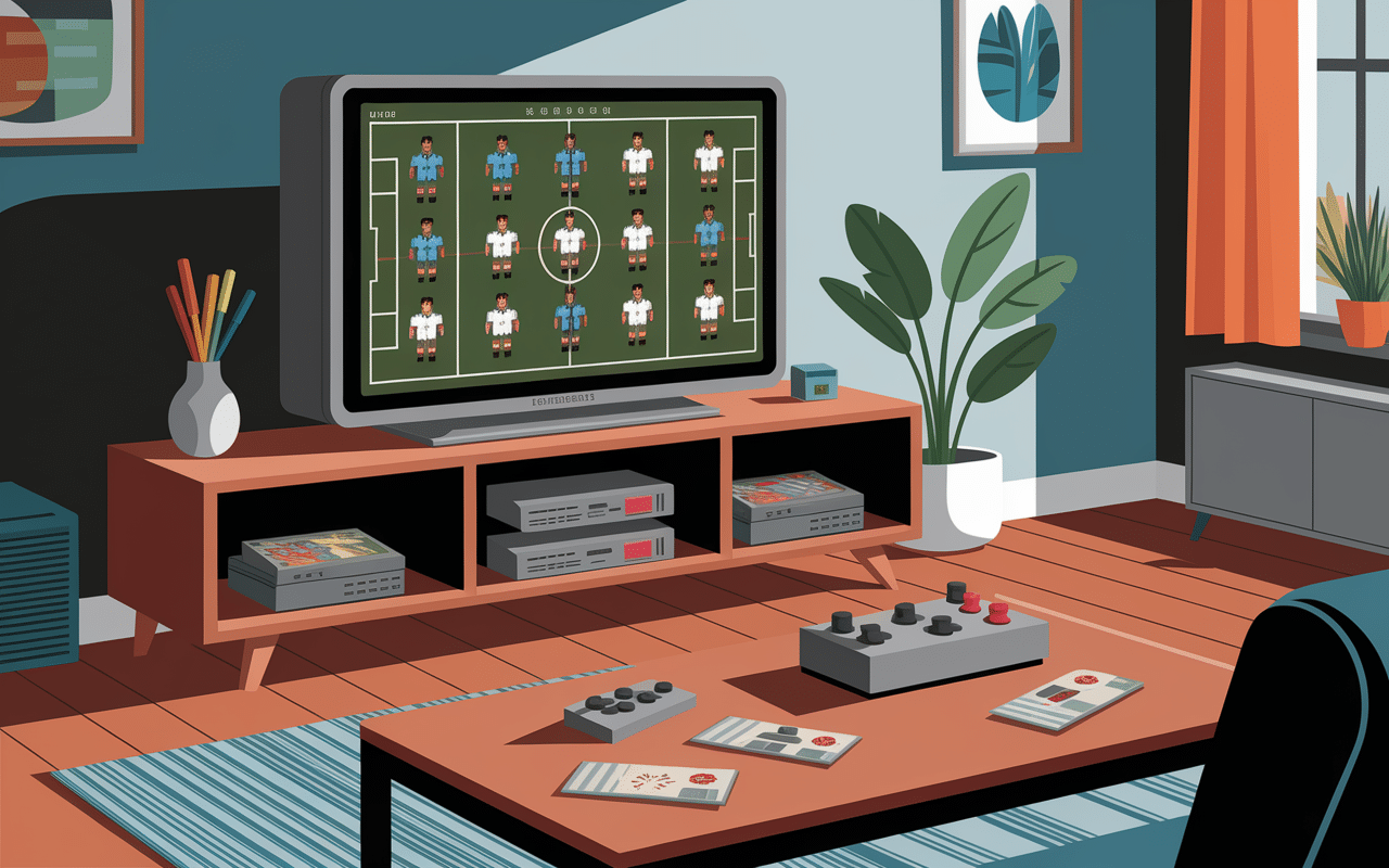 scène retro gaming megadrive fifa 95