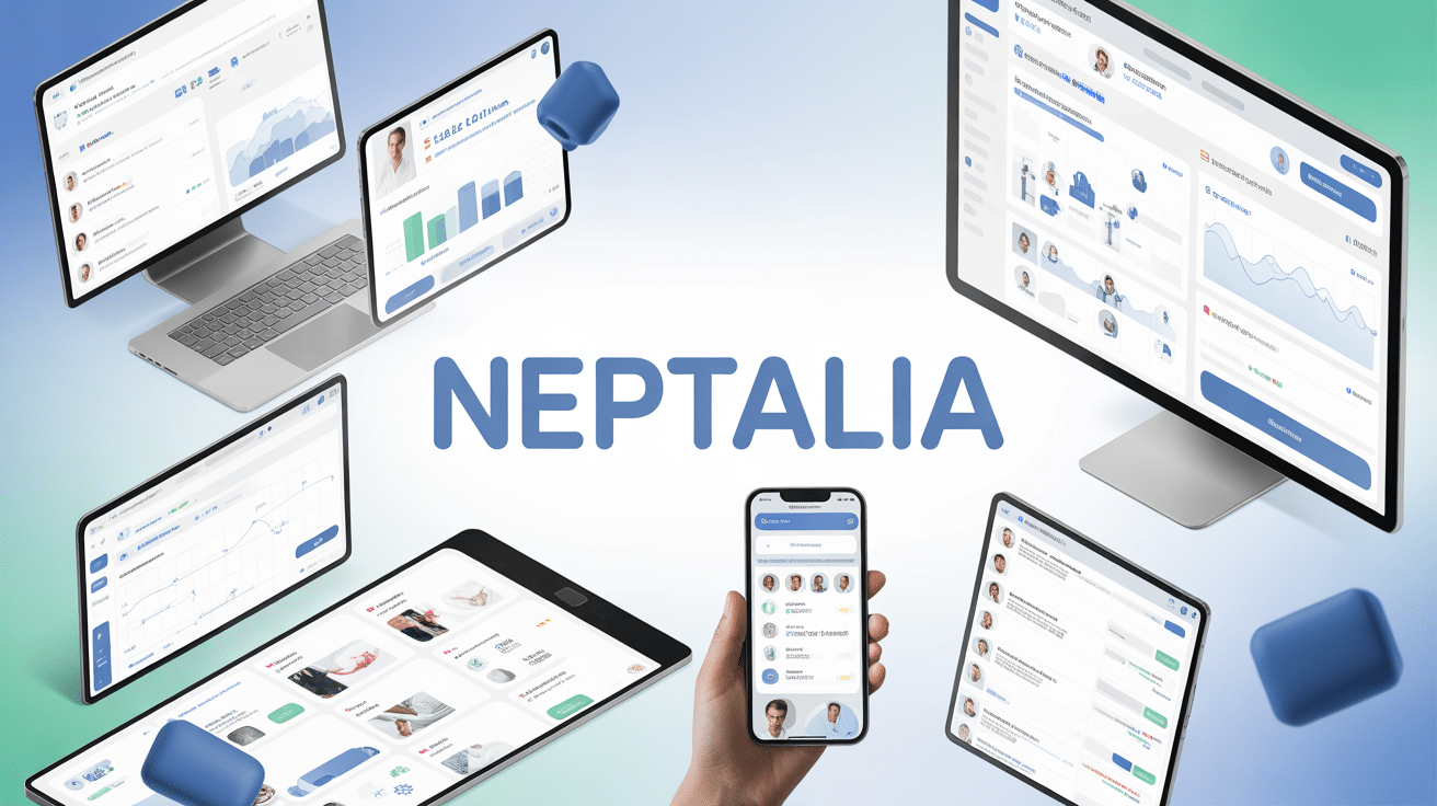 interface neptalia tableau de bord medico social