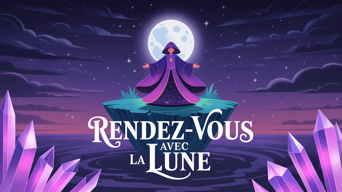 Illustration personnage lunaire rendez-vous avec la lune dofus