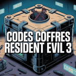 resident evil 3 code coffre illustration stylisée avec munitions et codes