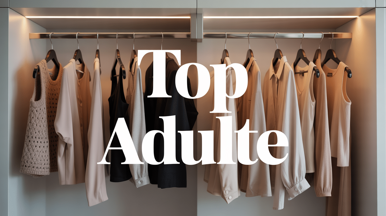 Top adulte blouses et chemisiers modernes