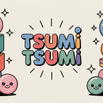 illustration tsumi tsumi objets kawaii superposés