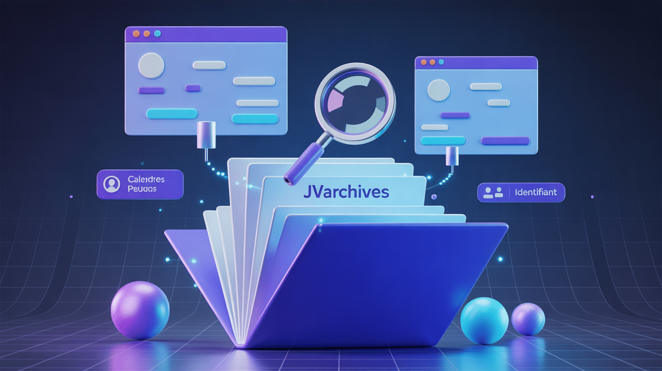 Illustration jvarchives guide d’utilisation des archives JVC