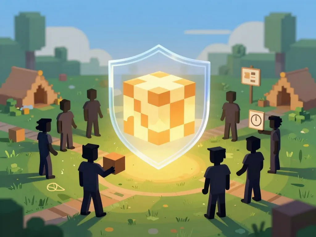 Scène minecrack coopération et sécurité