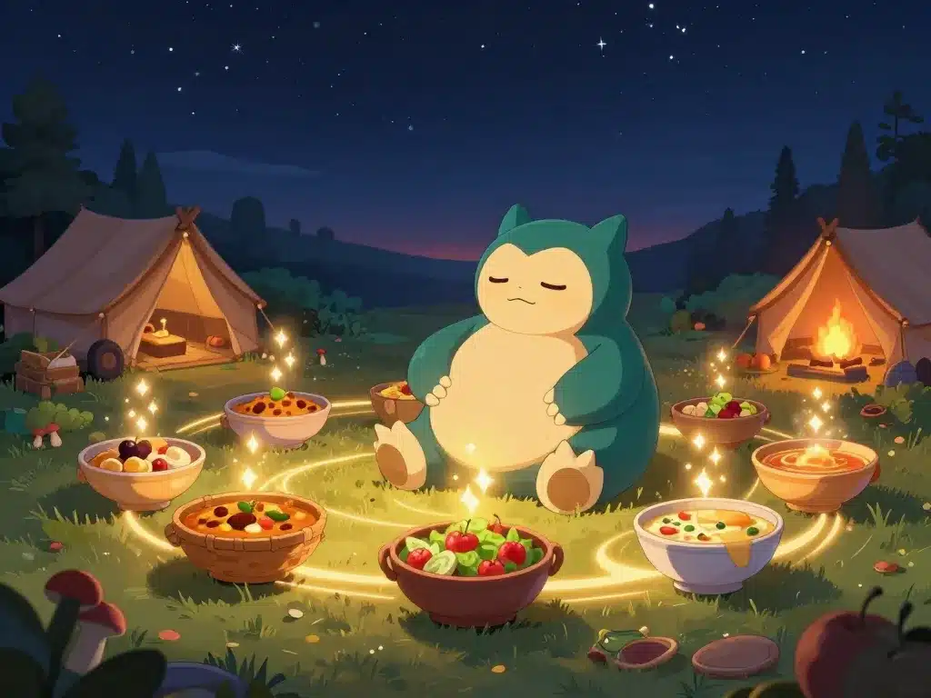 recette pokemon sleep progression énergie et ingrédients