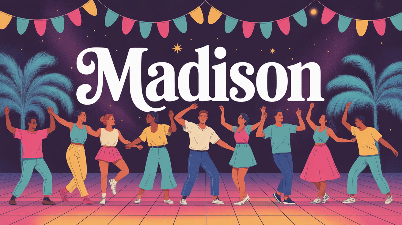 Illustration festive ligne madison collectif