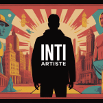 Inti artiste grande fresque colorée iconographie andine