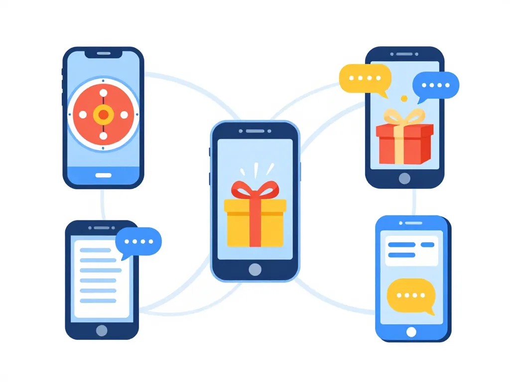 jeu sms formats illustration types campagnes