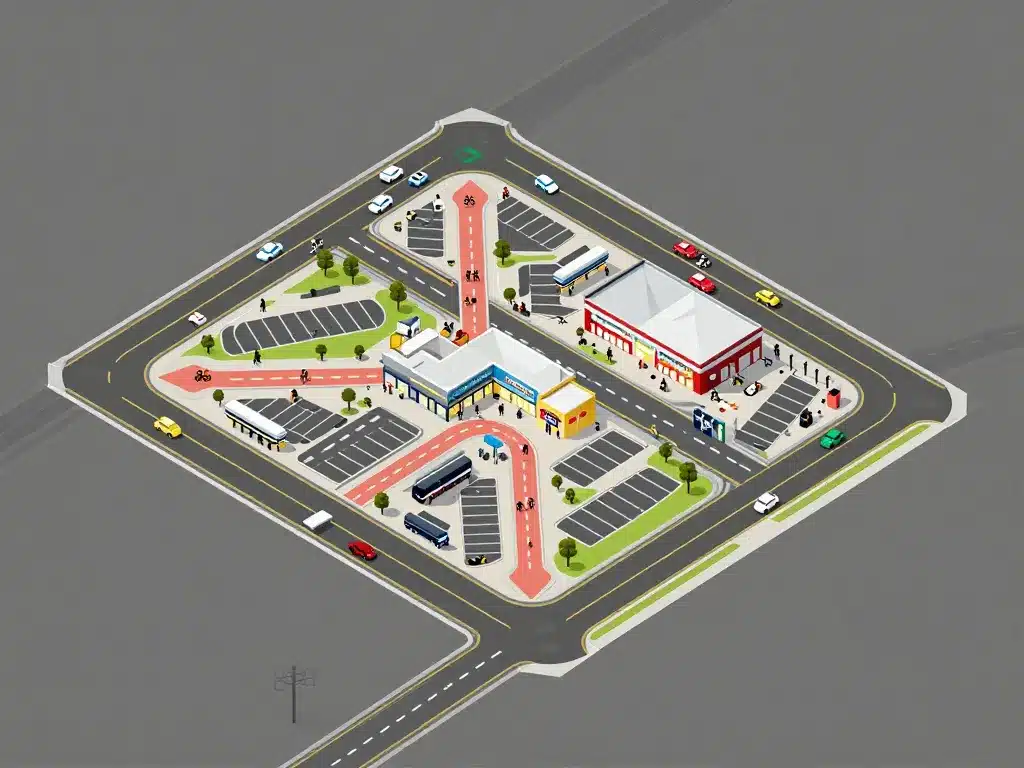 L Usine Clermont Ferrand plan acces parking transports