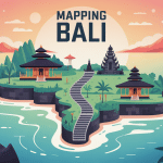 illustration conceptuelle mapping bali zones et trajets