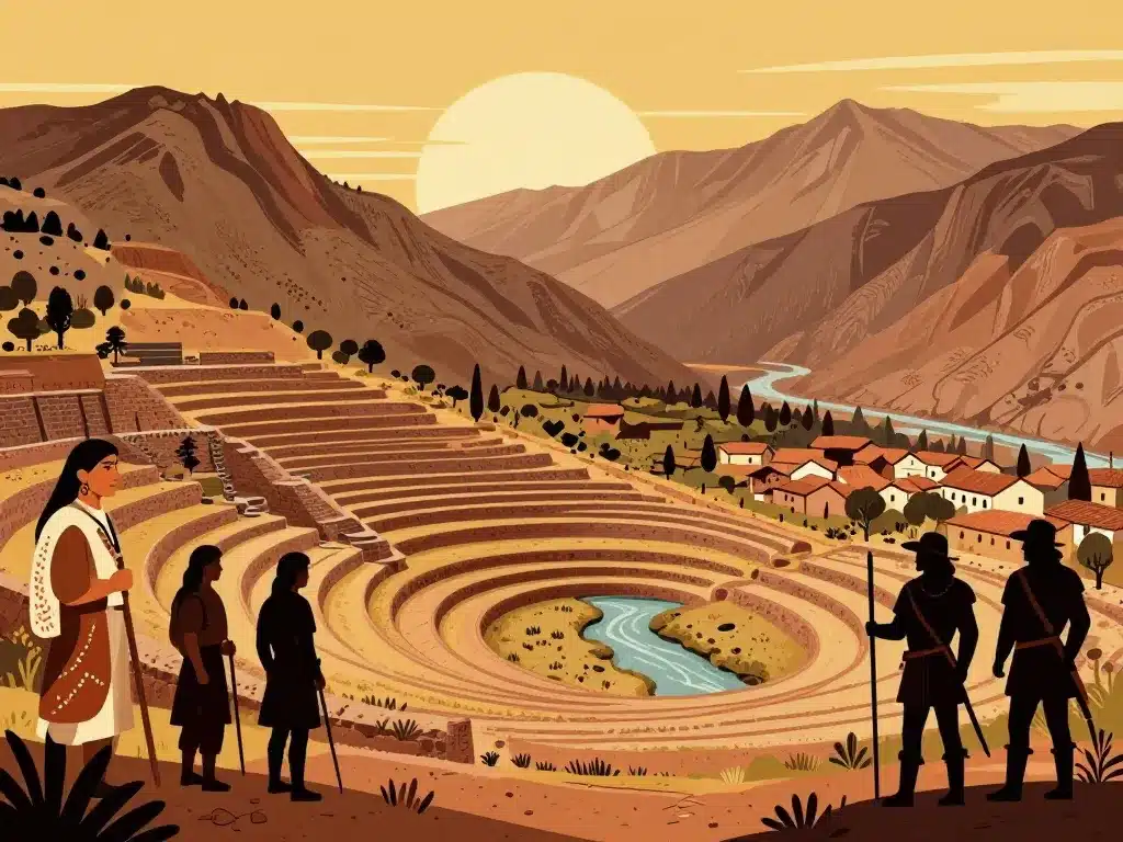 illustration peuples autochtones et conquête histoire du chili