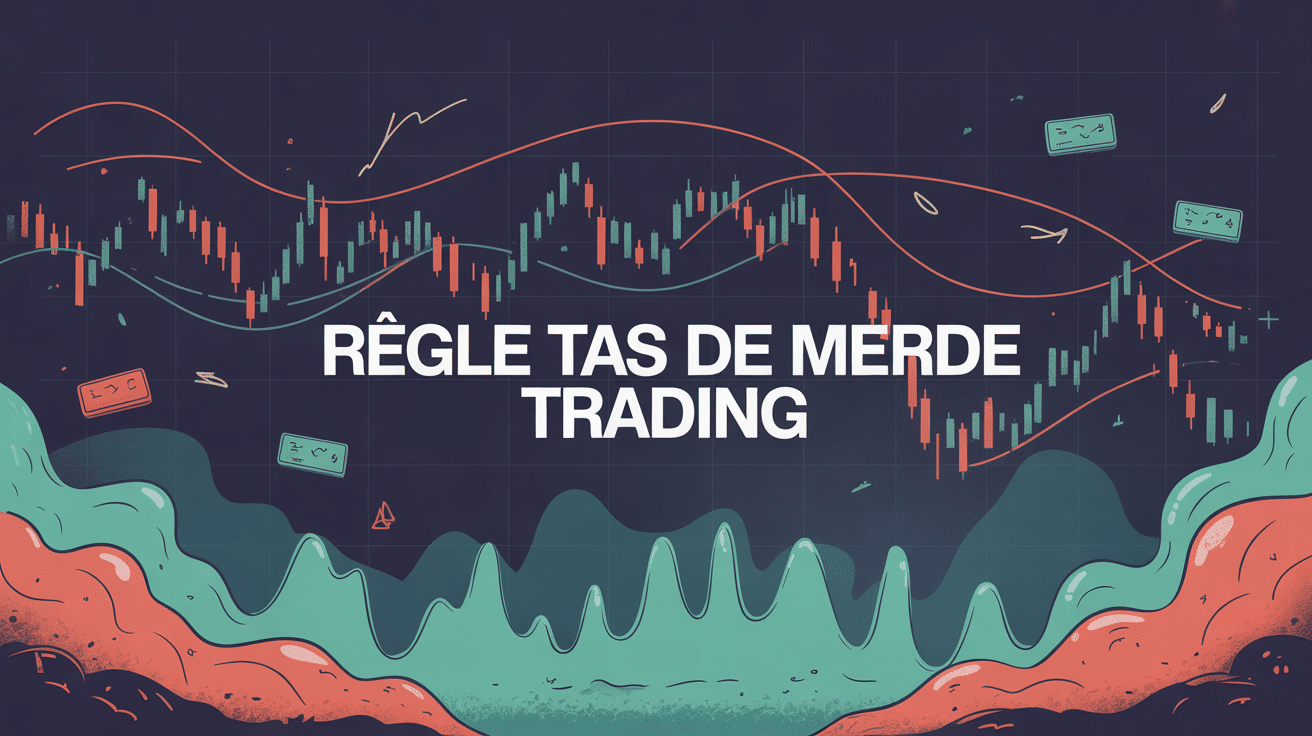 regle tas de merd trading illustration graphique chaotique