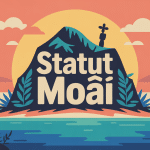 statut moai symbolisé en ultramarins, droit et traditions