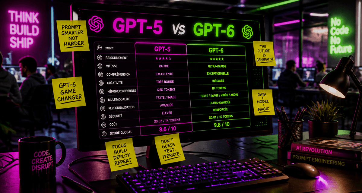 chat gpt 6 comparatif visuel avec gpt 5