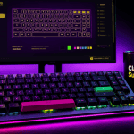 clavier custom azerty lumineux