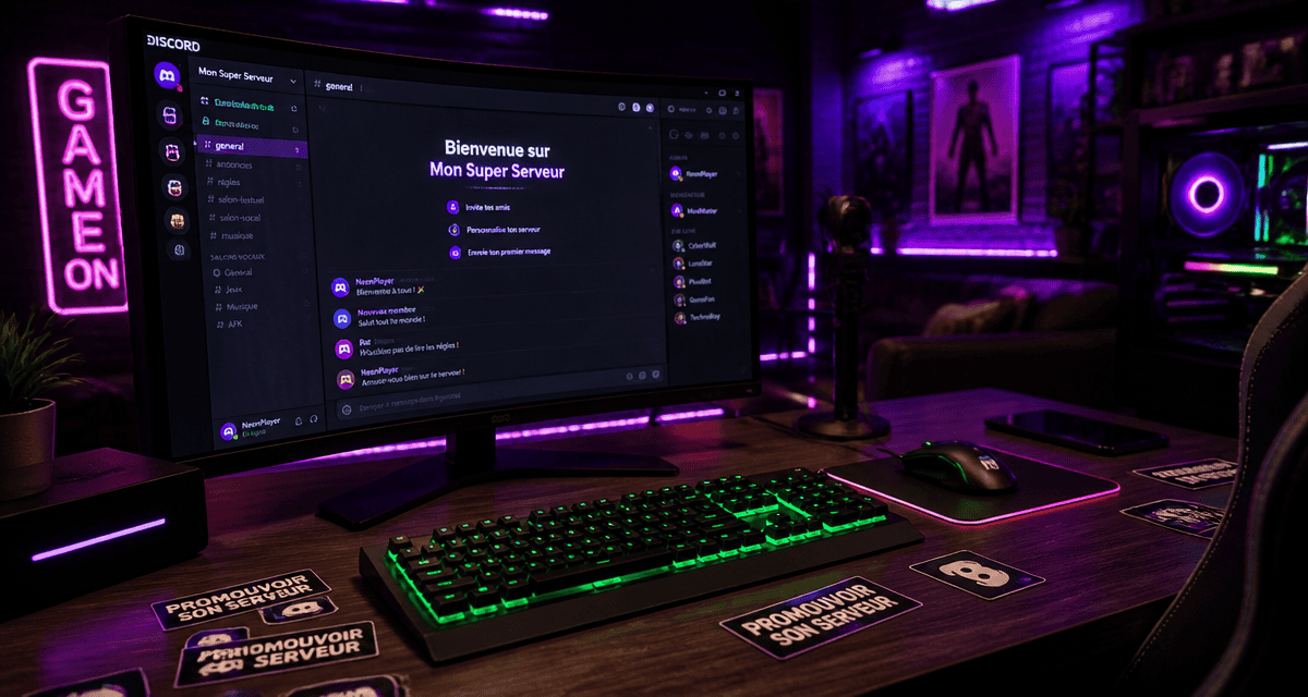 comment promouvoir son serveur discord gaming salon