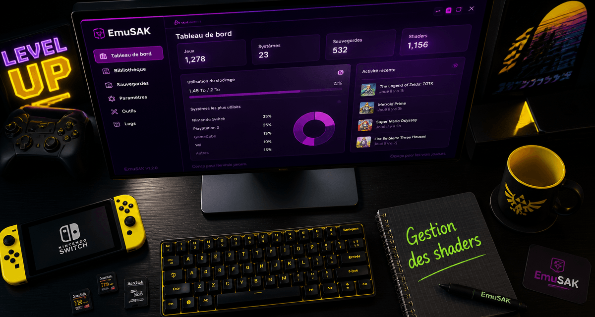 emusak interface gestion shaders ryujinx
