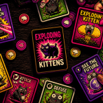 Exploding Kittens regles vue cartes sur table